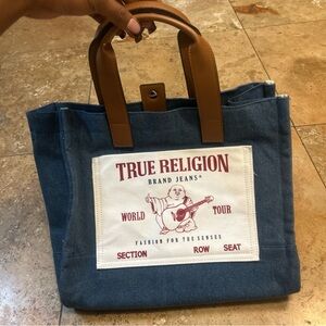 True religion Denim Style Medium Bag Tote Purse